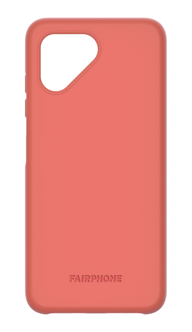 Fairphone 4 Softcase Schutzhülle Pastellrot